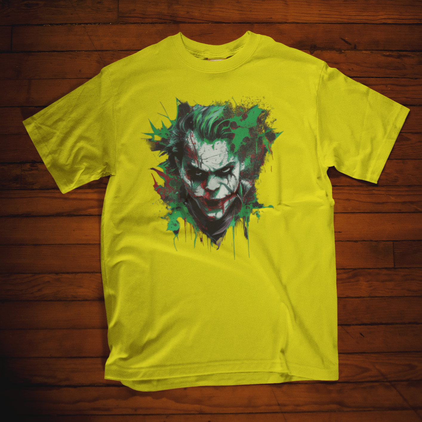 T-shirt featuring the Joker, a villain from Marvel Comic