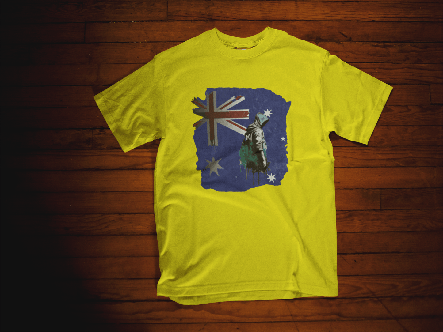 The Aussie Rebel Tee: Banksy-Style Graffiti T-Shirt - That Should Be on a T-Shirt