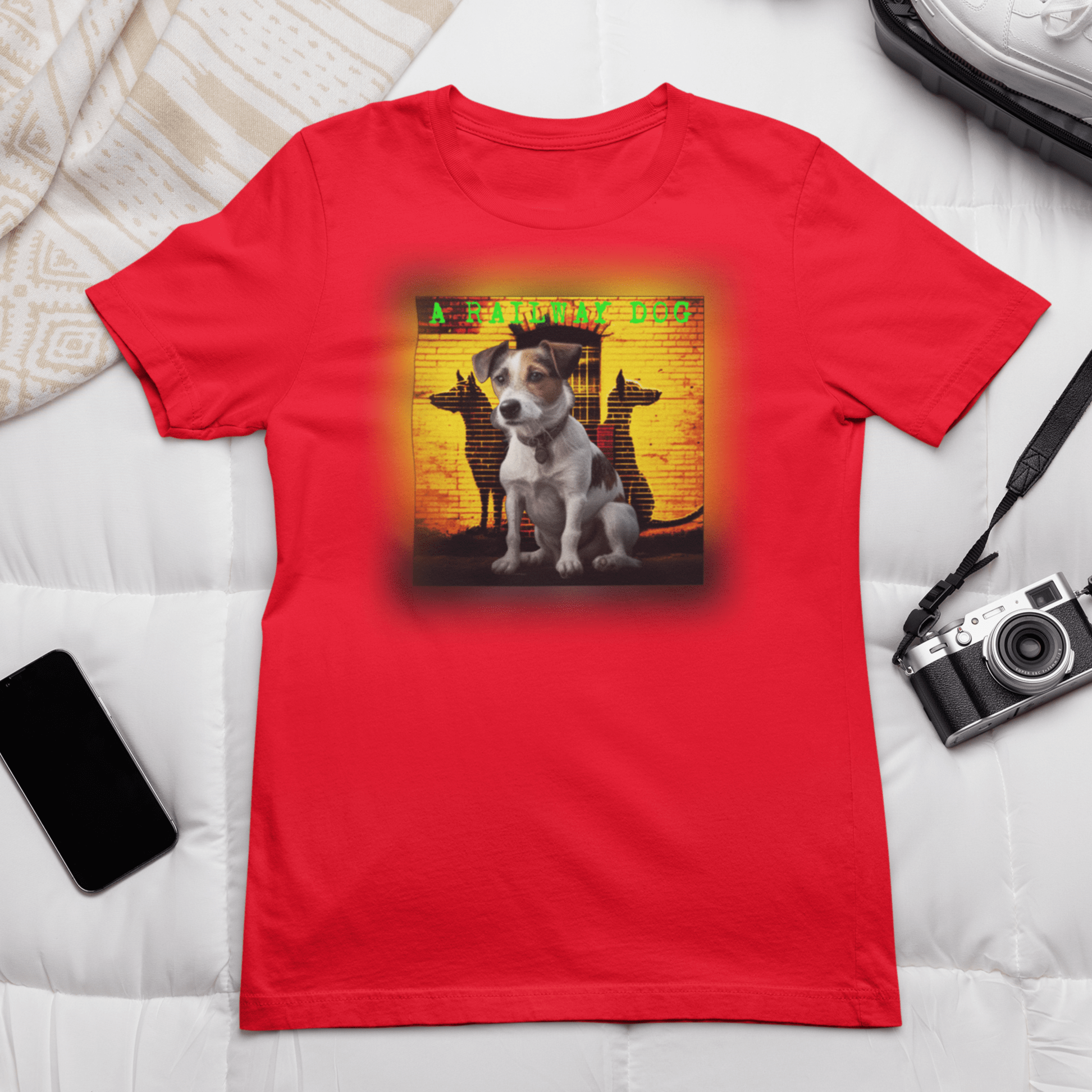 Jack Russell Graffiti T-Shirt | That Should Be on a T-Shirt