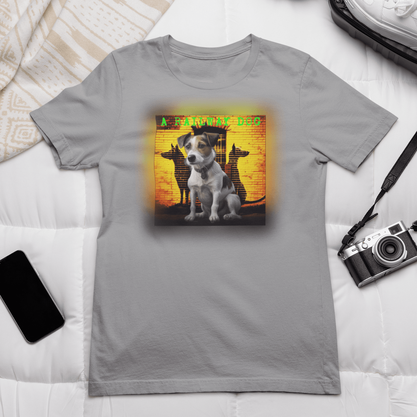 Jack Russell Graffiti T-Shirt | That Should Be on a T-Shirt