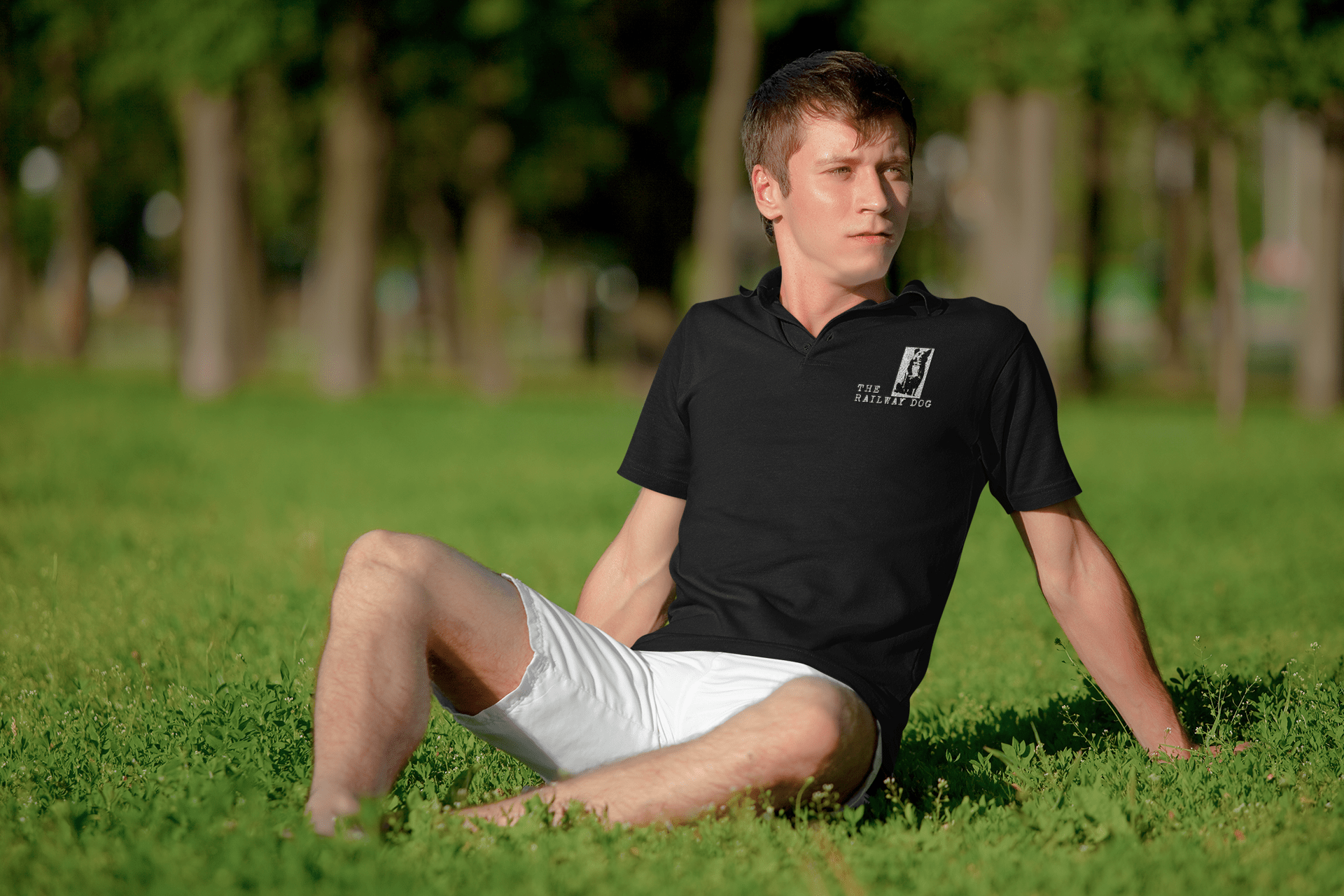 The Railway Dog Golf/Polo Shirt - That Should Be on a T-Shirt