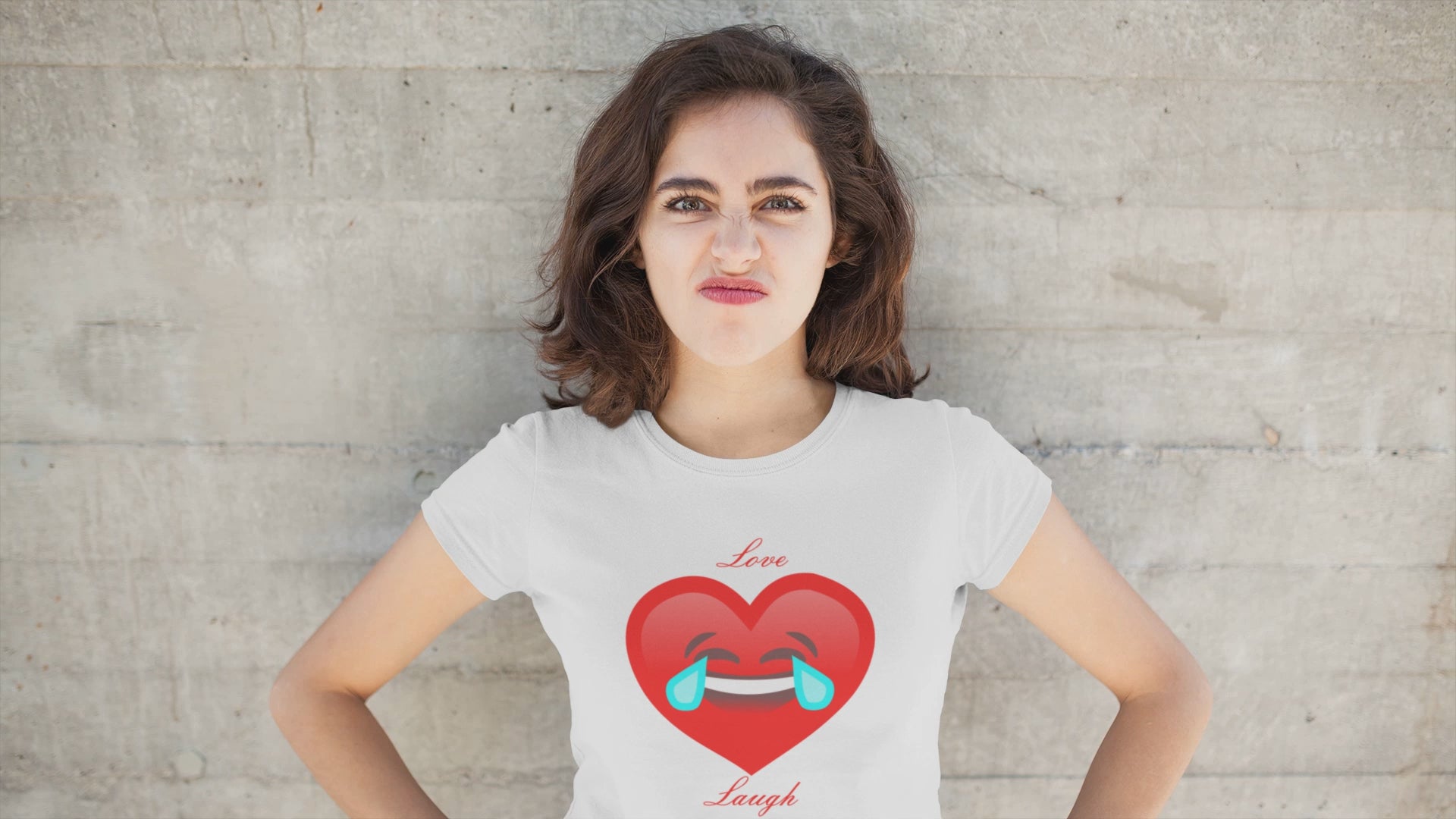 Love Laugh Emoji T-Shirt