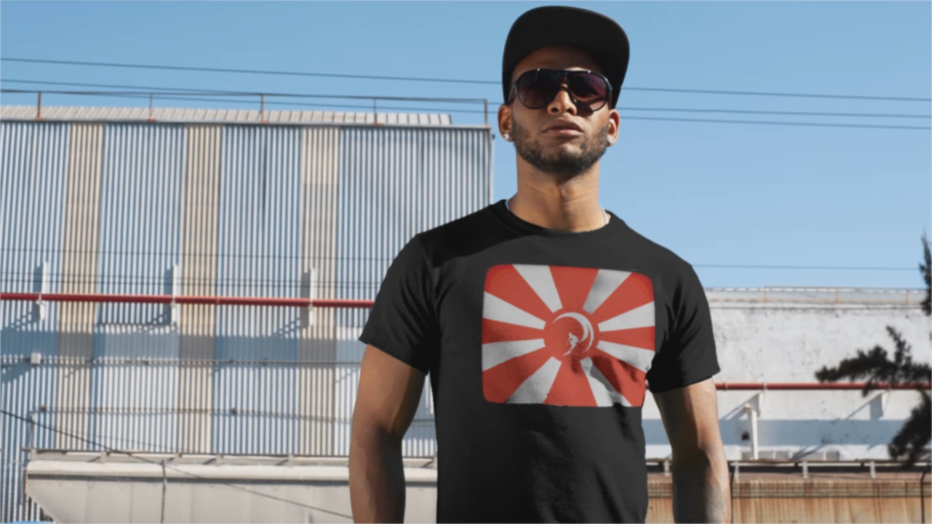 Bay6 Rising Sun Surf T-Shirt