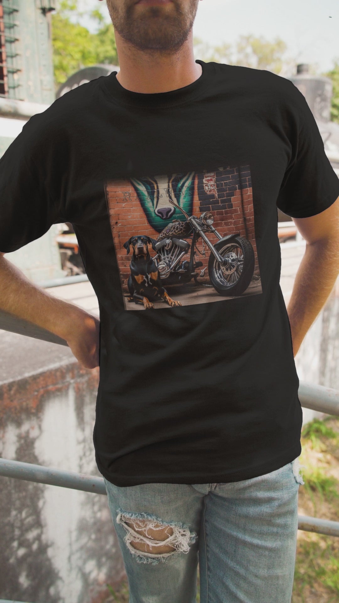 Doberman Chopper T-Shirt | Chopper TShirt |That Should Be on a T-Shirt