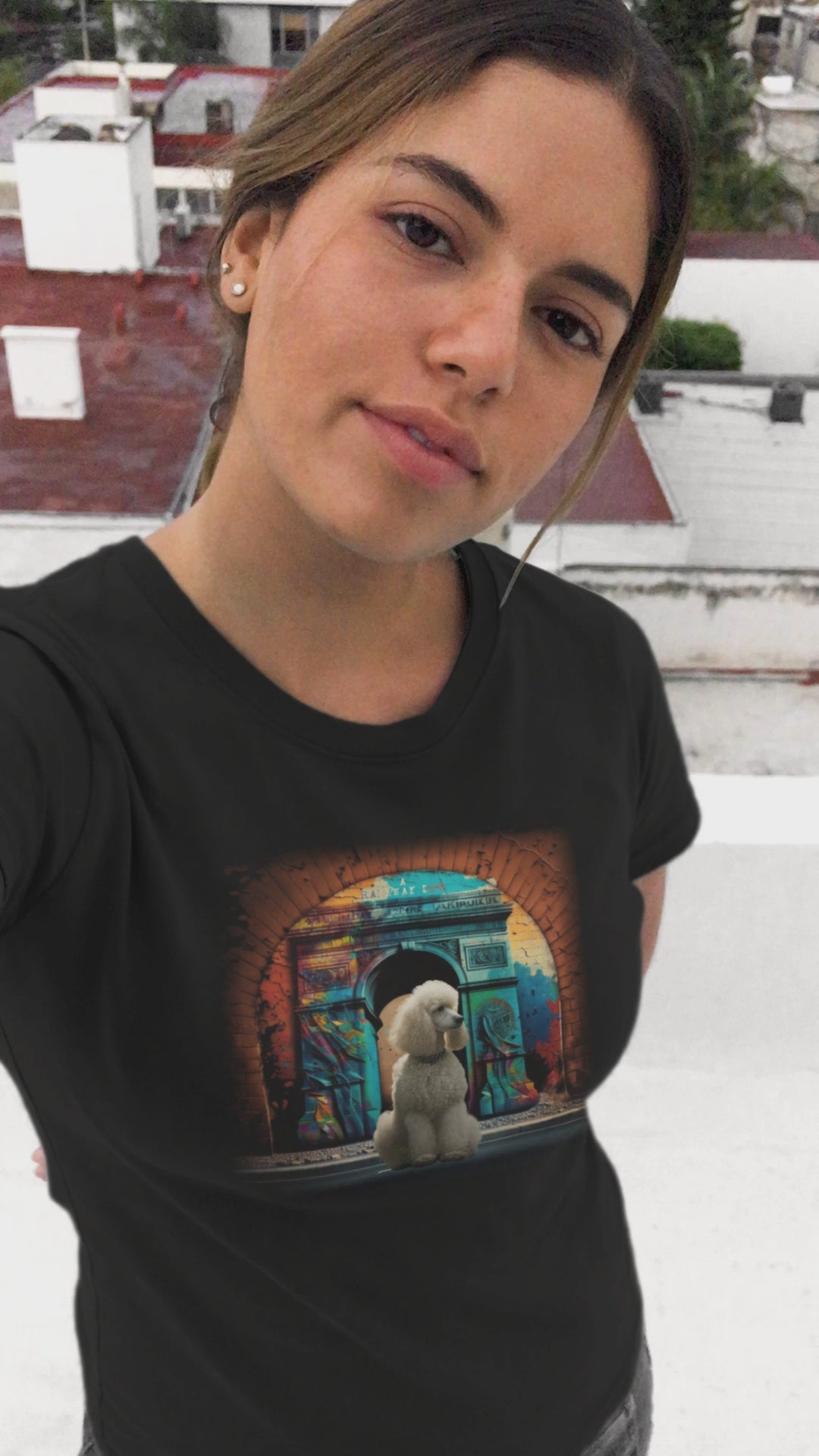 Chic French Poodle Vibes Tee: Elevate Your Wardrobe with Exclusive T-Shirts!