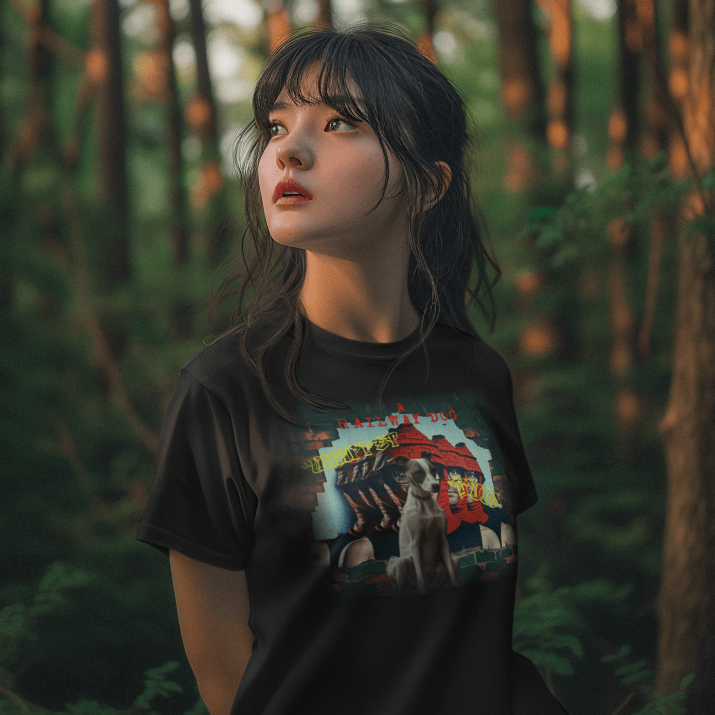 Printed Whippet Meets Devo T-Shirt | That Should Be on a T-Shirt