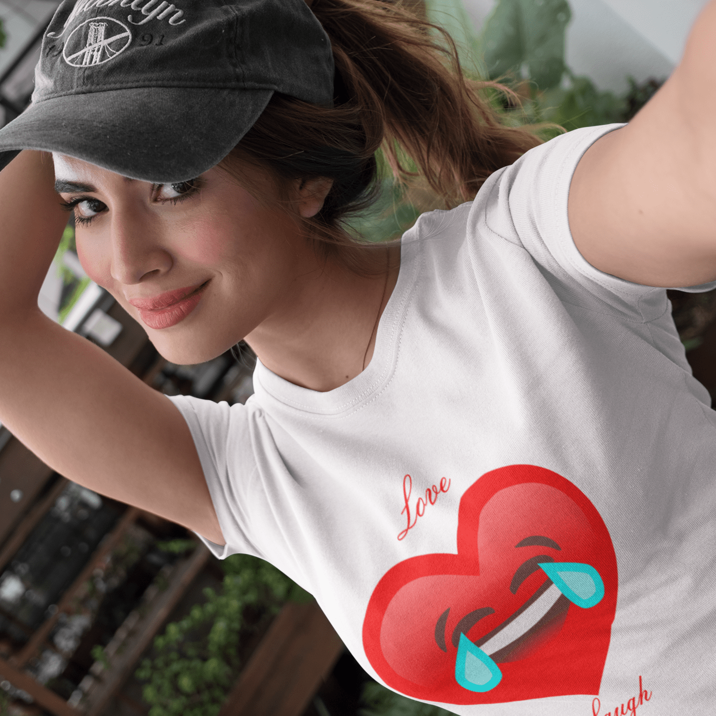 Love Laugh Emoji T-Shirt
