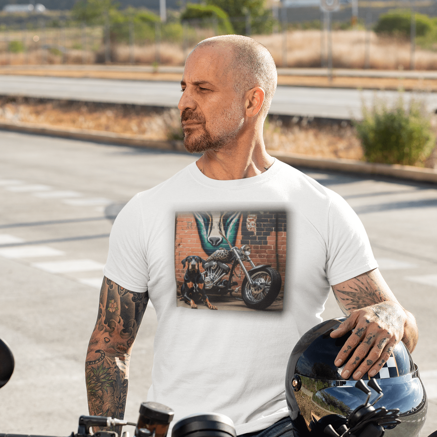 Doberman Chopper T-Shirt | Chopper TShirt |That Should Be on a T-Shirt