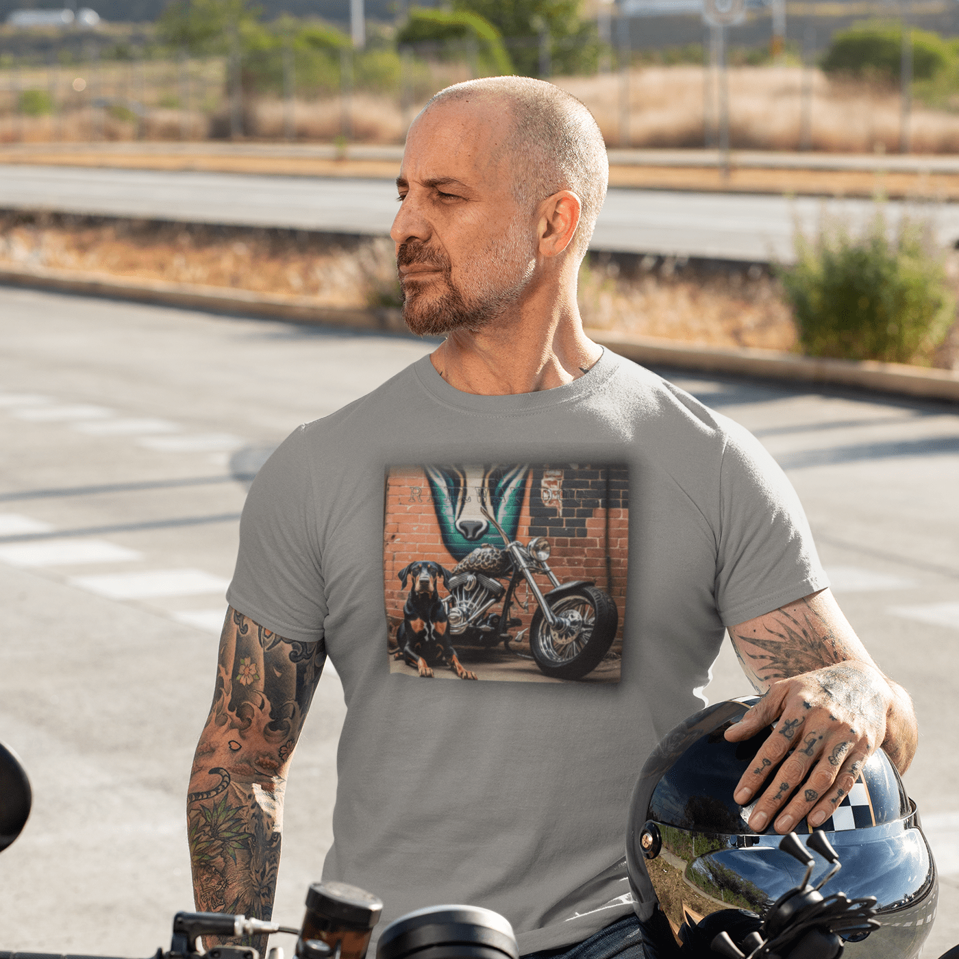 Doberman Chopper T-Shirt | Chopper TShirt |That Should Be on a T-Shirt