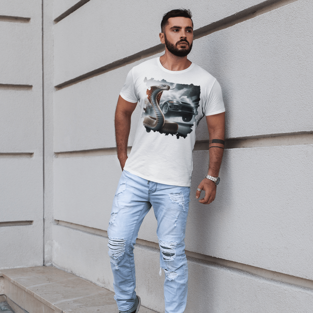 Car and Cobra T-Shirt