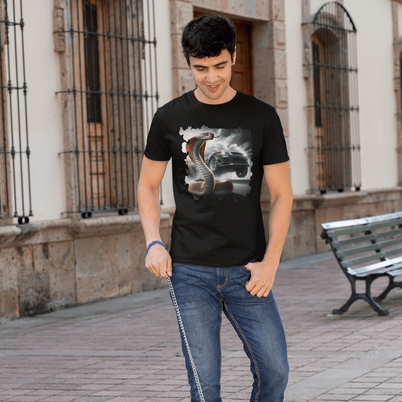 Car and Cobra T-Shirt