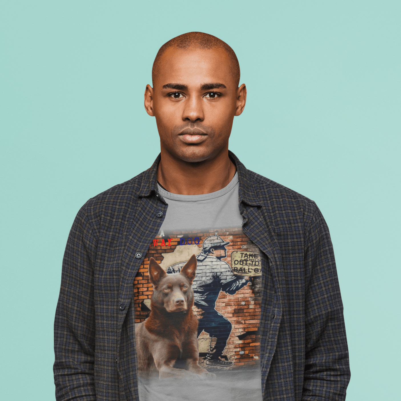 Strike Out in Style: Kelpie Baseball Tee - That Should Be on a T-Shirt