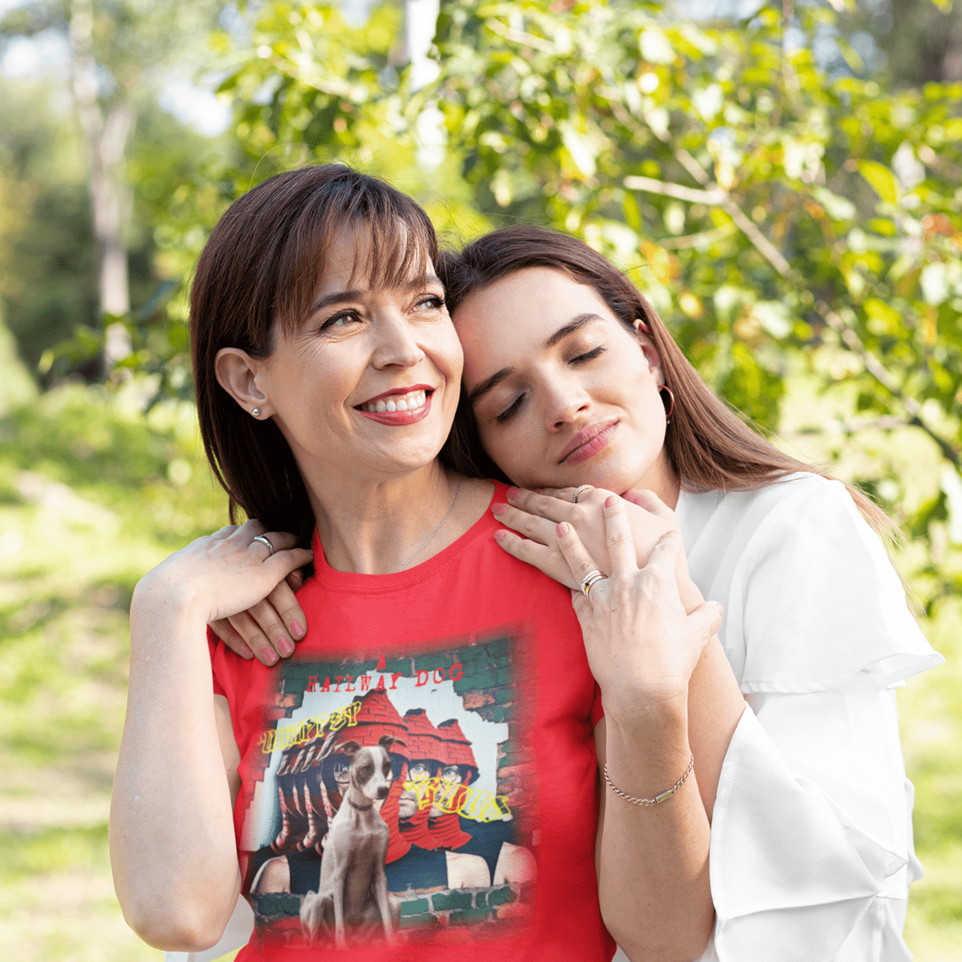 Printed Whippet Meets Devo T-Shirt | That Should Be on a T-Shirt