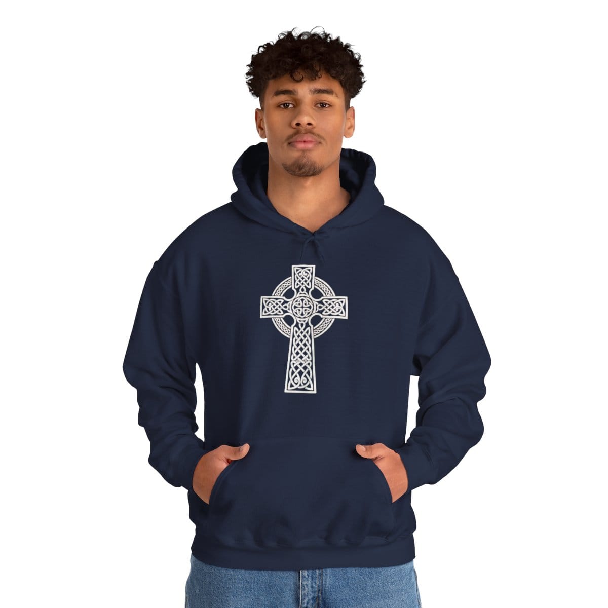 Celtic Knot Cross Hoodie - Premium Heritage Graphic Streetwear - That Should Be on a T-Shirt