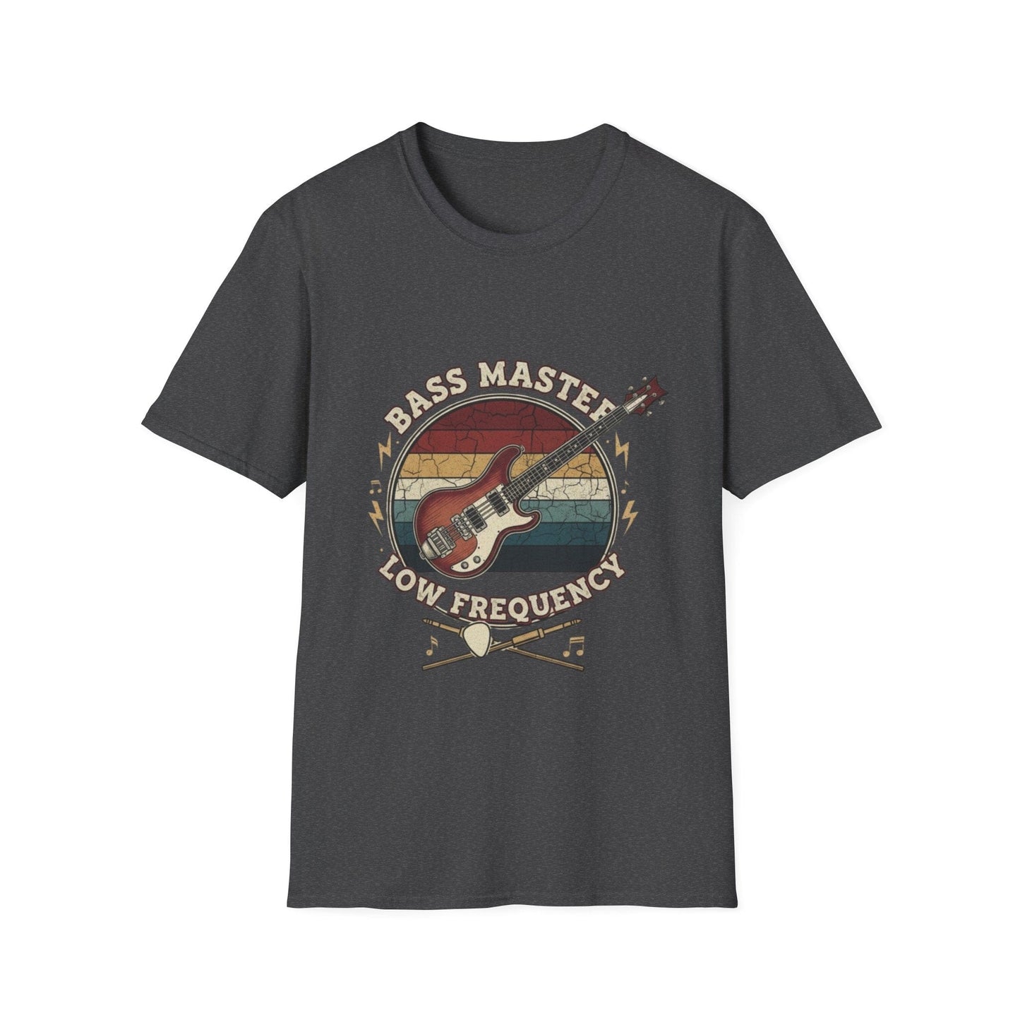 Vintage Bass Master "Low Frequency" T-Shirt - Retro Musician Tee