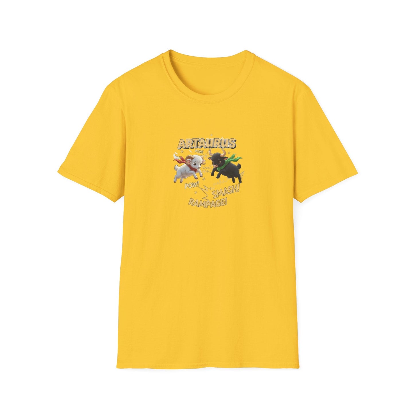 Artaurus “Rampage!” T-Shirt – Aries Taurus Cusp Zodiac Mashup Tee - That Should Be on a T-Shirt