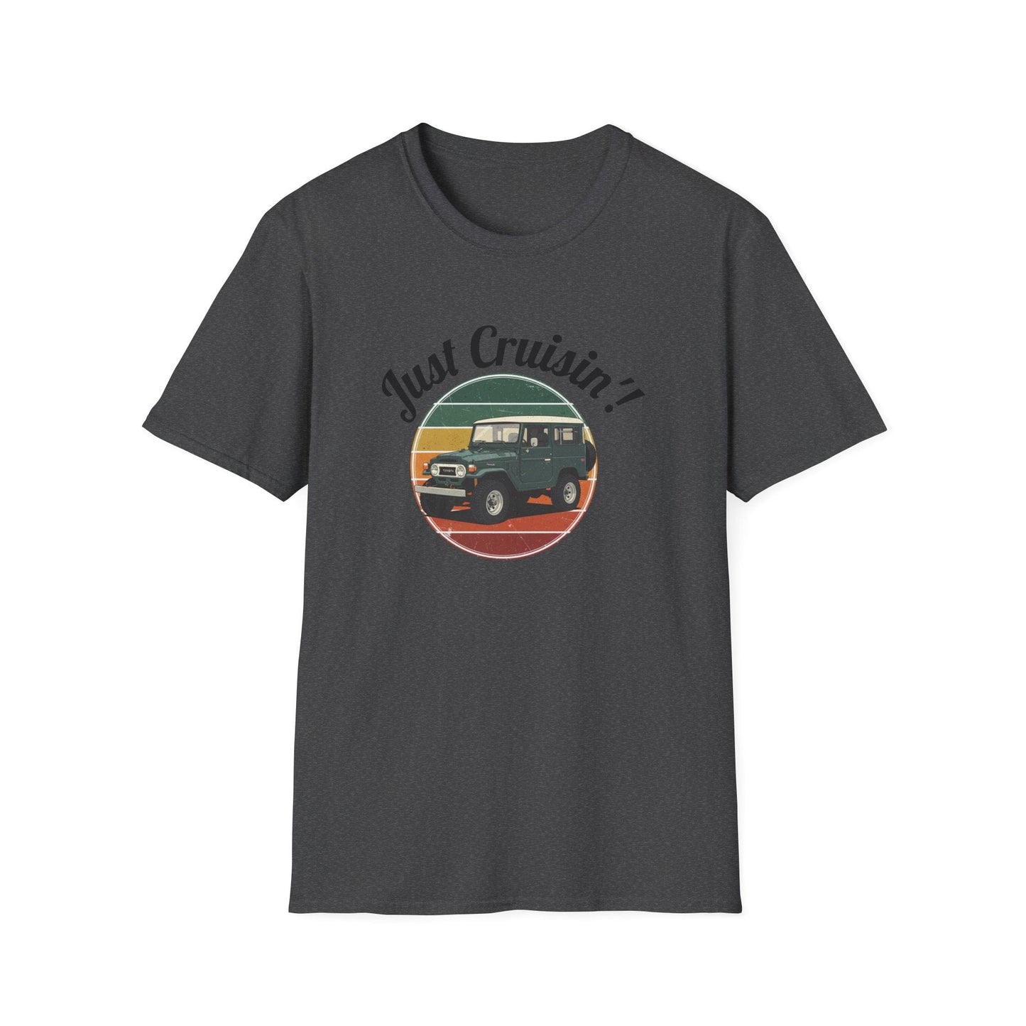 Just Cruisin' Vintage FJ40 Land Cruiser T-Shirt | Retro 70s Off-Road Vibe