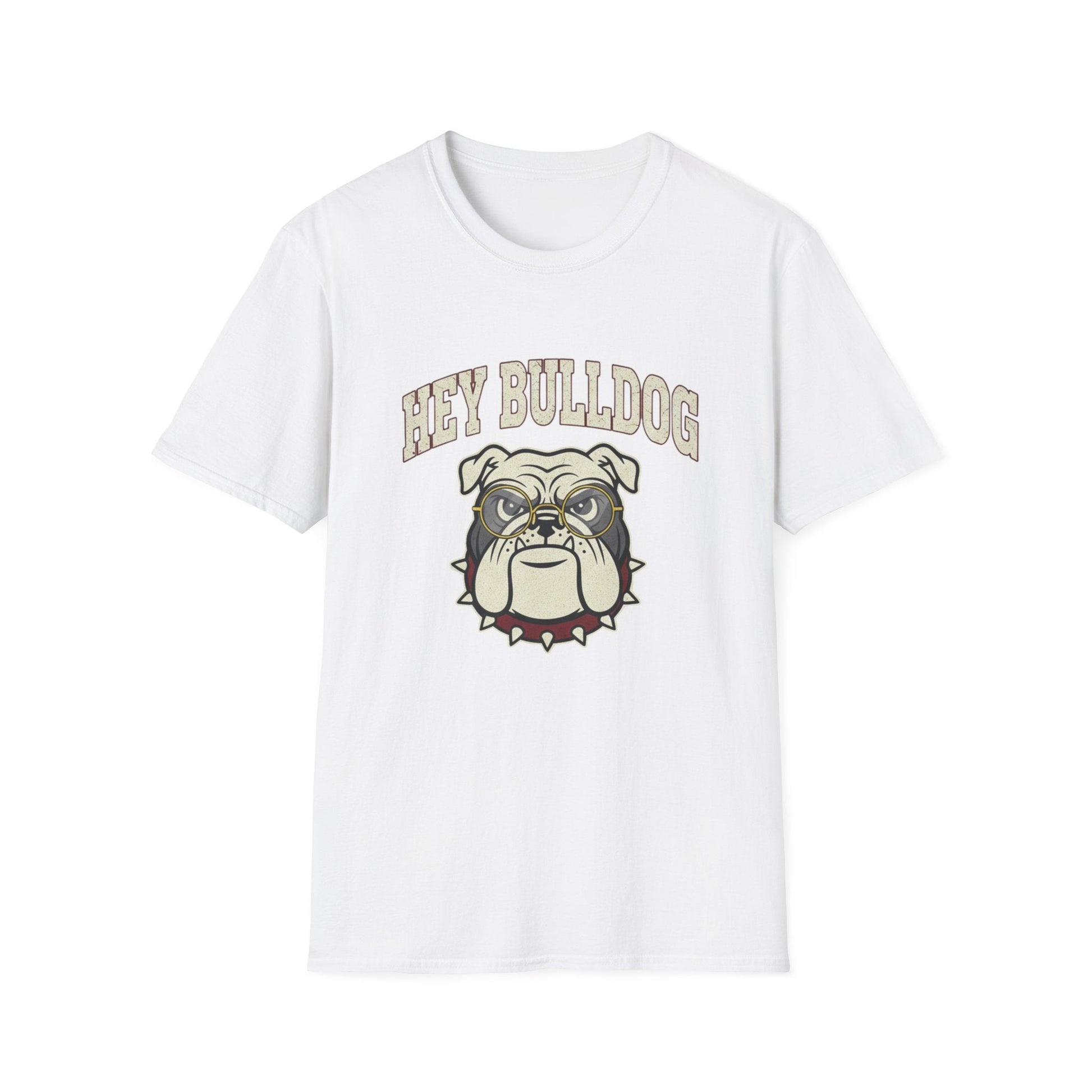 Hey Bulldog T-Shirt – Vintage Bulldog Graphic Tee for Dog Lovers - That Should Be on a T-Shirt