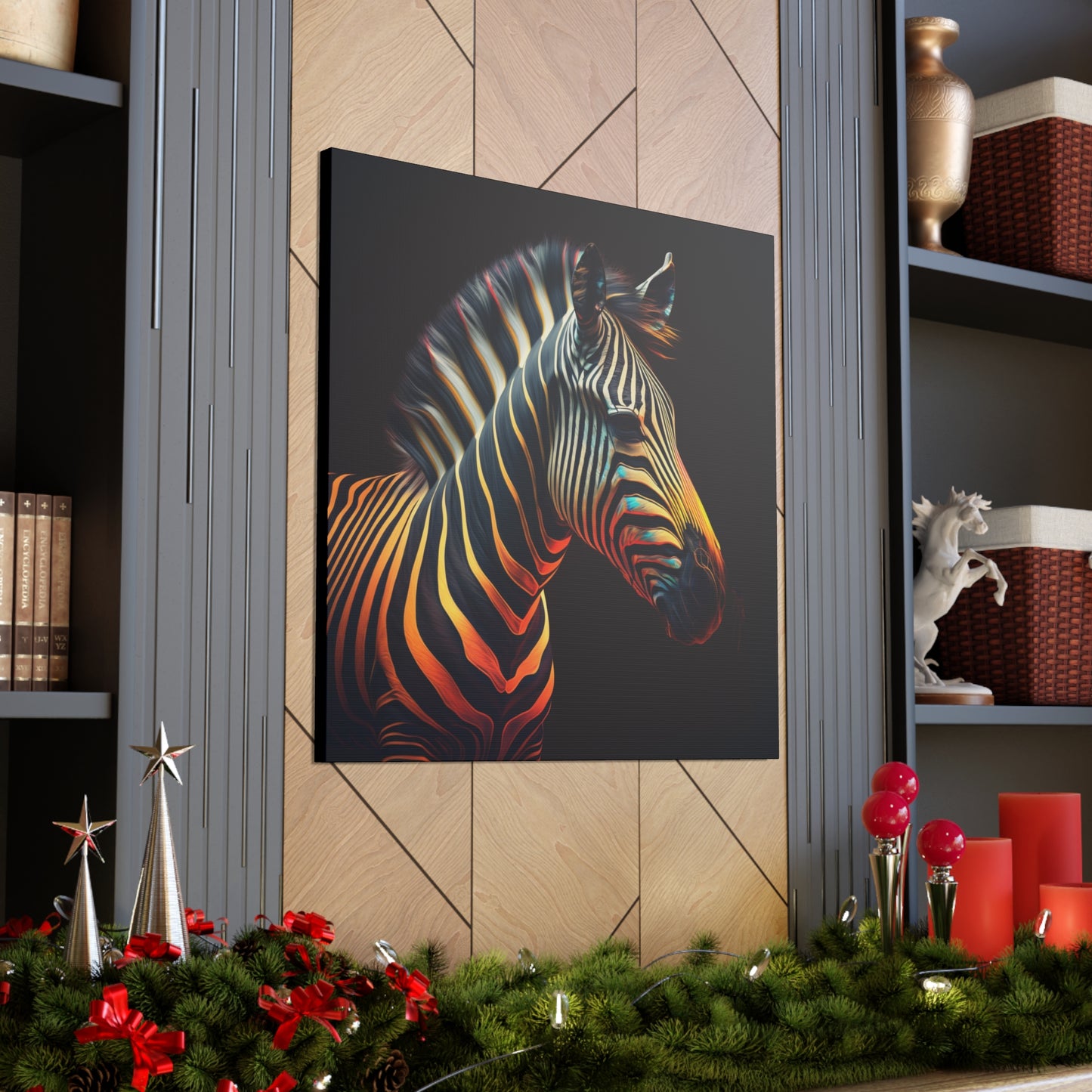 Unleash Wild Elegance: Zebra Canvas Art - That Should Be on a T-Shirt