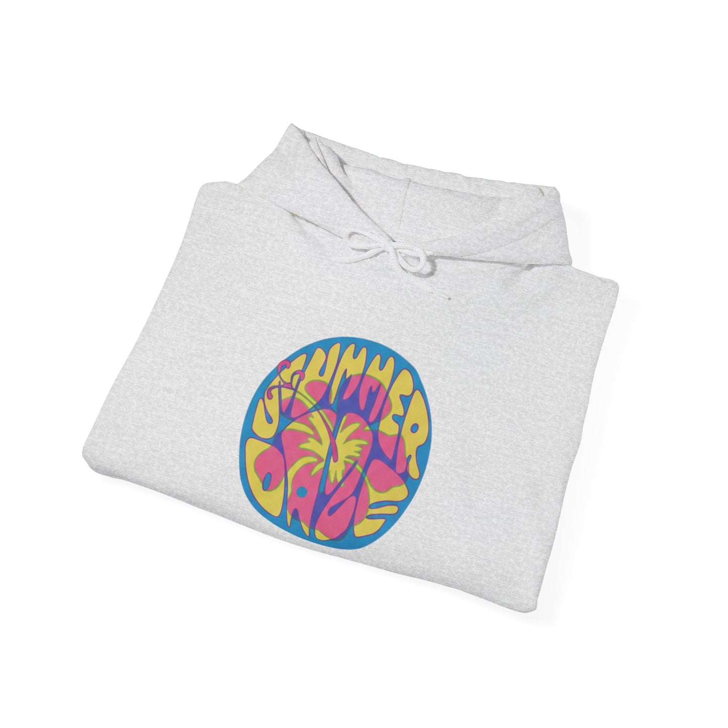 Summer Daze Retro 70s Graphic Hoodie – Oversized Surf Sweatshirt
