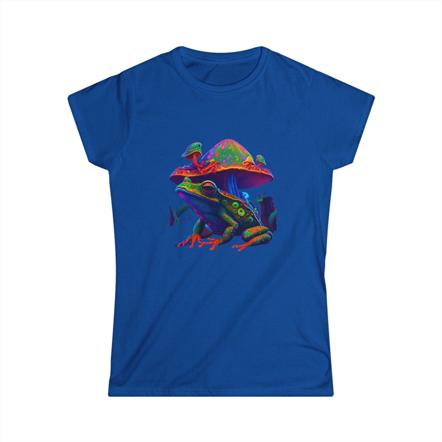 Cosmic Frog Mushroom Tee – Psychedelic Nature Graphic T-Shirt