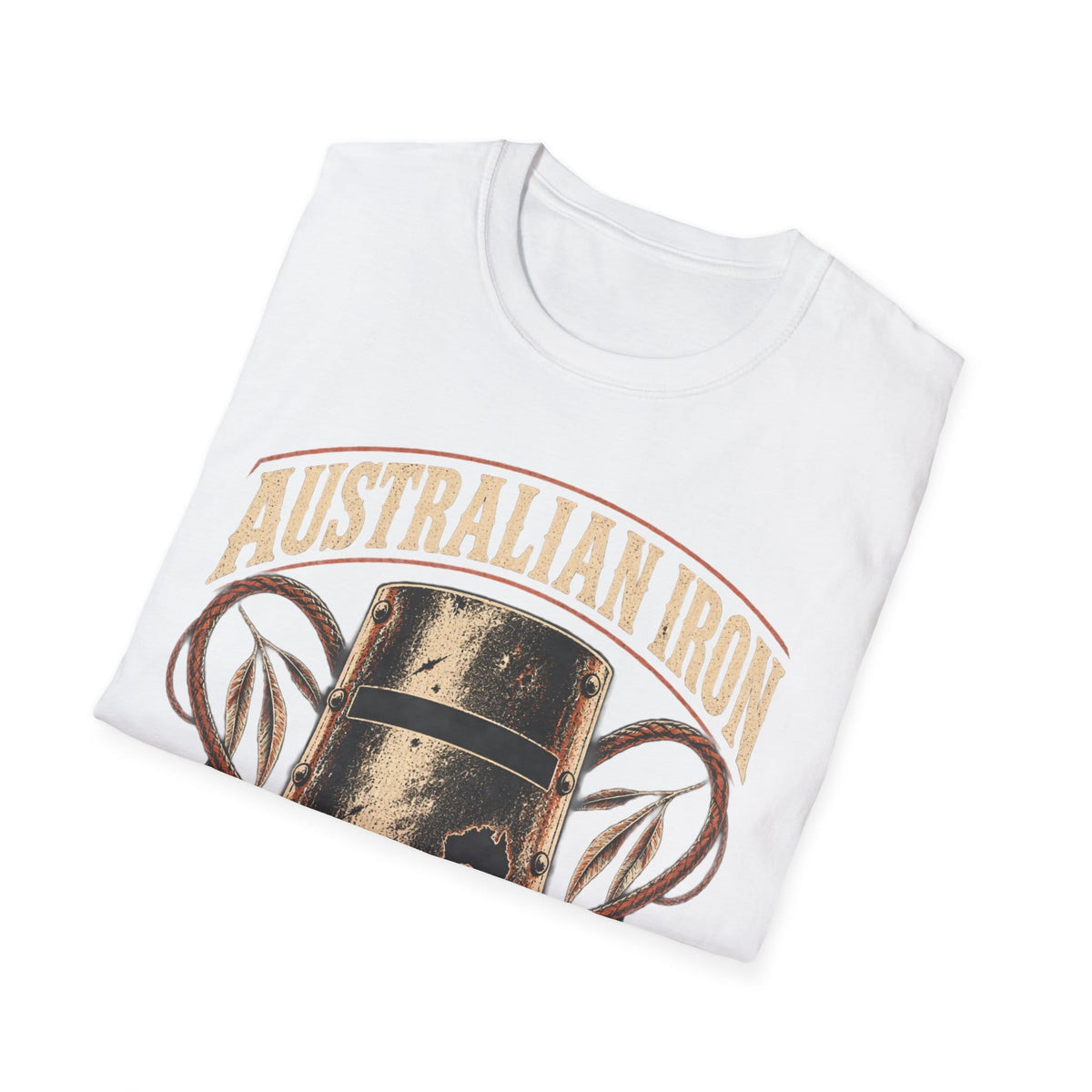 Australian Iron: Ned Kelly Graphic T-Shirt | Vintage Bushranger Biker Tee