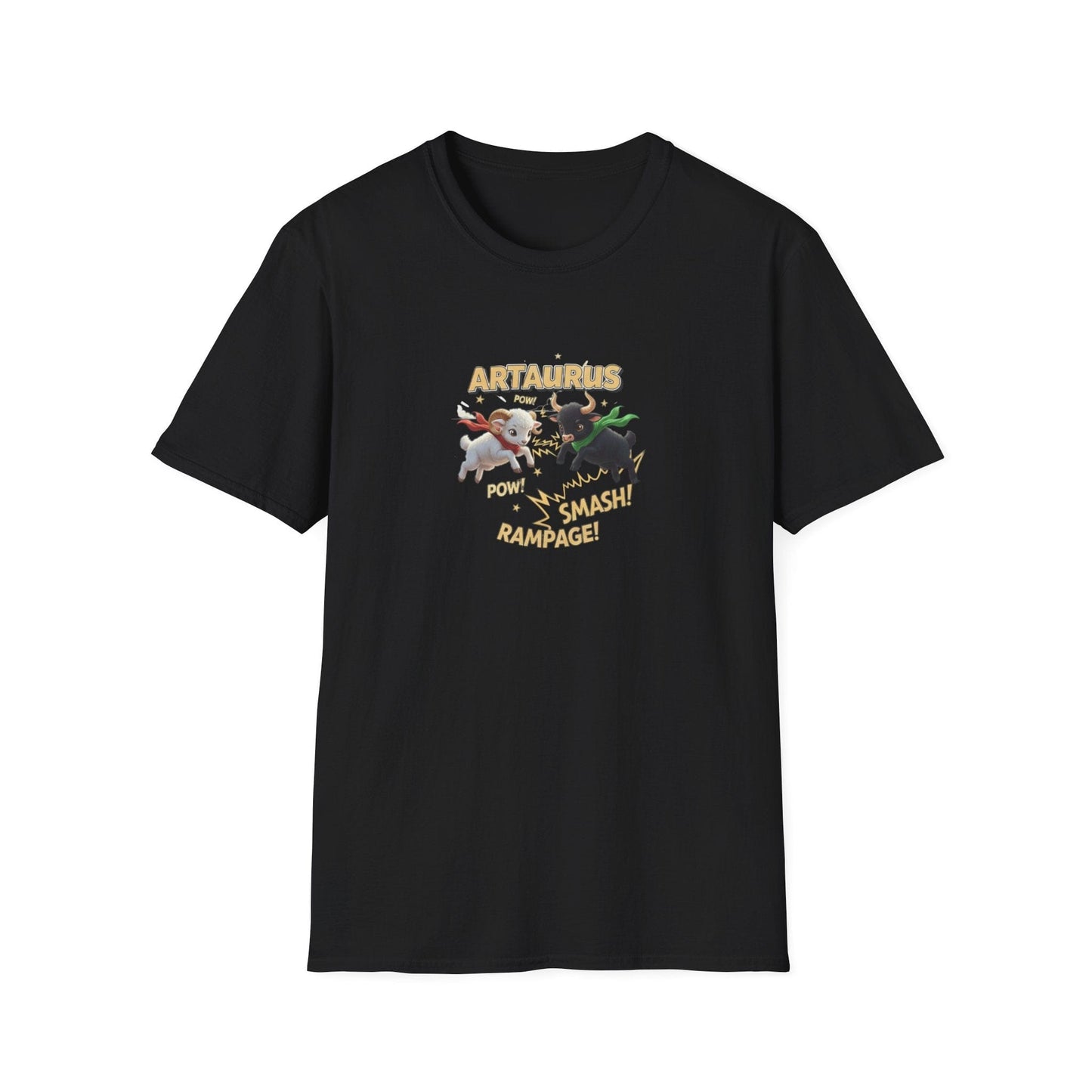 Artaurus “Rampage!” T-Shirt – Aries Taurus Cusp Zodiac Mashup Tee - That Should Be on a T-Shirt