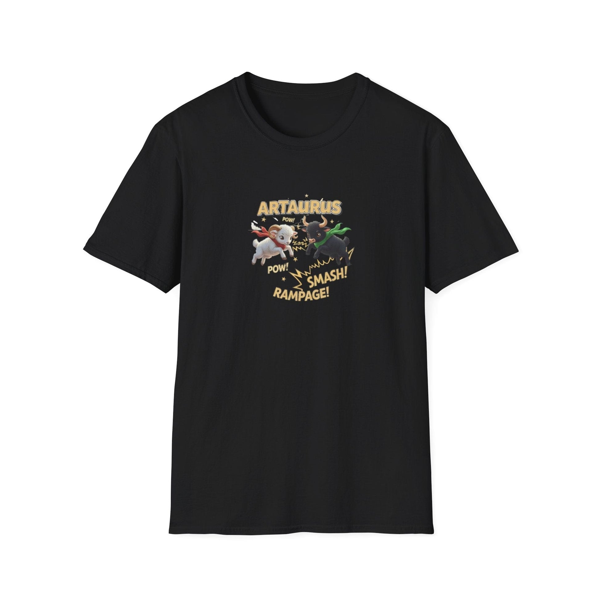 Artaurus “Rampage!” T-Shirt – Aries Taurus Cusp Zodiac Mashup Tee - That Should Be on a T-Shirt