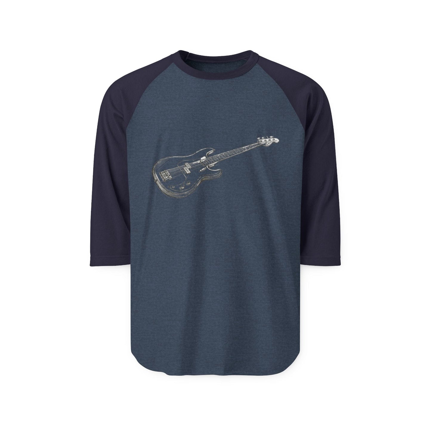 The Low-End Theory Bass Guitar Raglan Tee - That Should Be on a T-Shirt