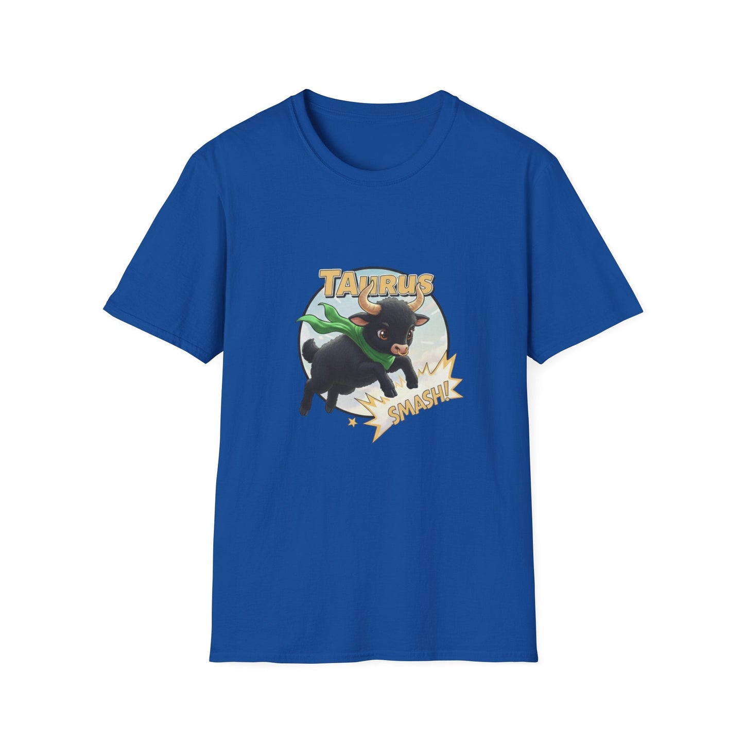 Taurus Smash! Superhero Bull Graphic Tee - That Should Be on a T-Shirt