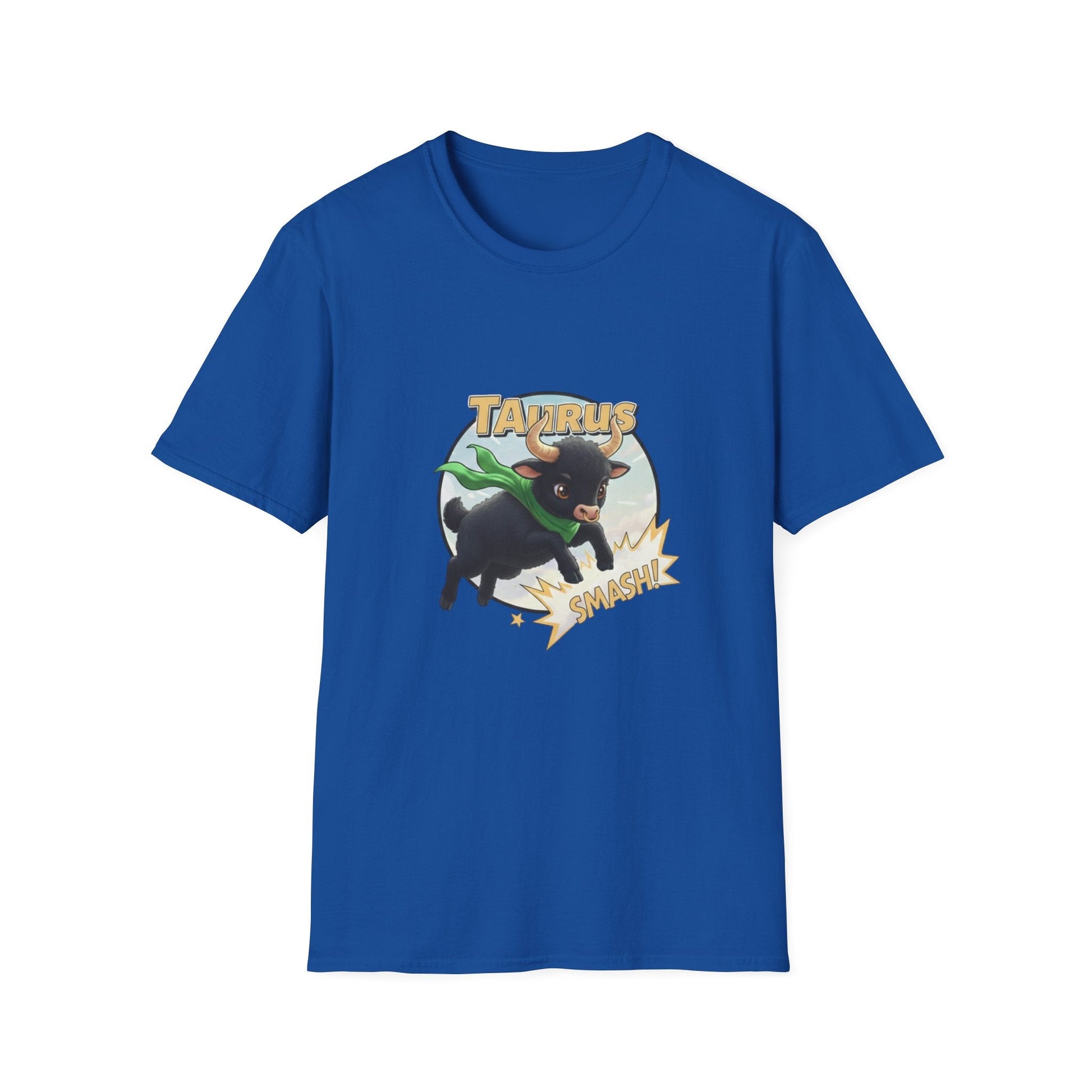 Taurus Smash! Superhero Bull Graphic Tee - That Should Be on a T-Shirt