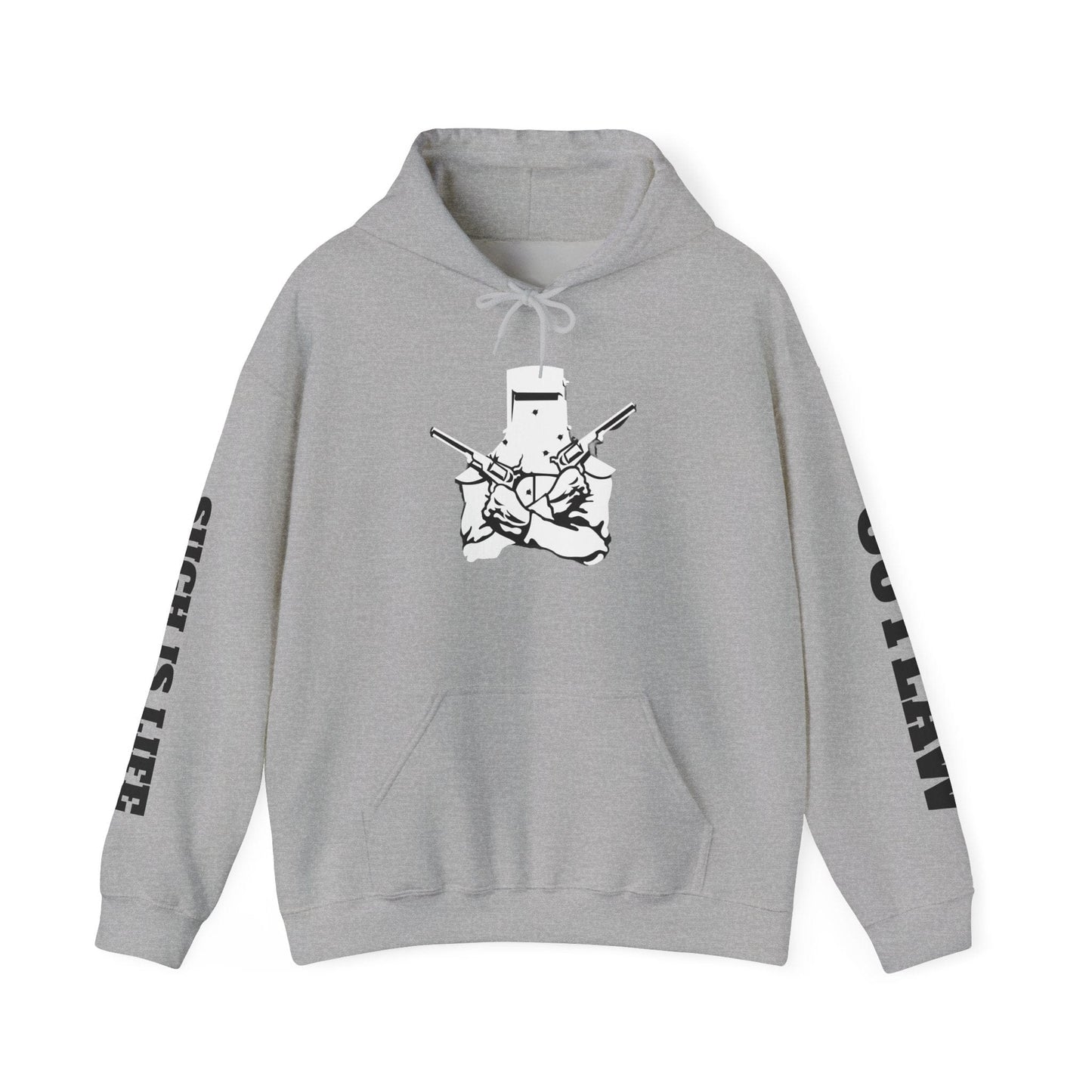 Ned Kelly Armour “Outlaw”Unisex Hooded Sweatshirt - Stylish and Comfortable - That Should Be on a T-Shirt