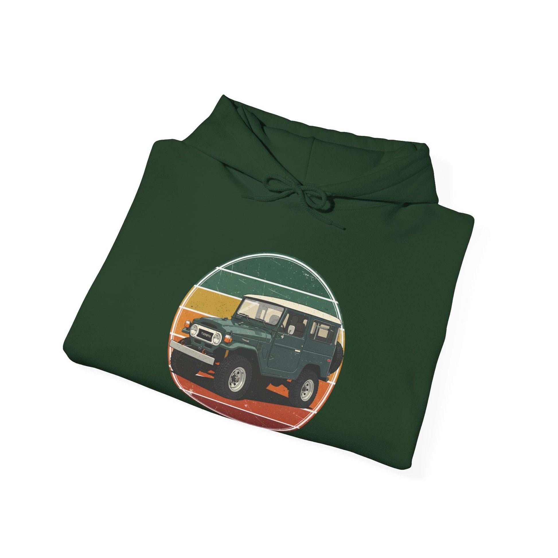 Locked & Loaded FJ40 Land Cruiser Hoodie | Vintage Off-Road Adventure - That Should Be on a T-Shirt