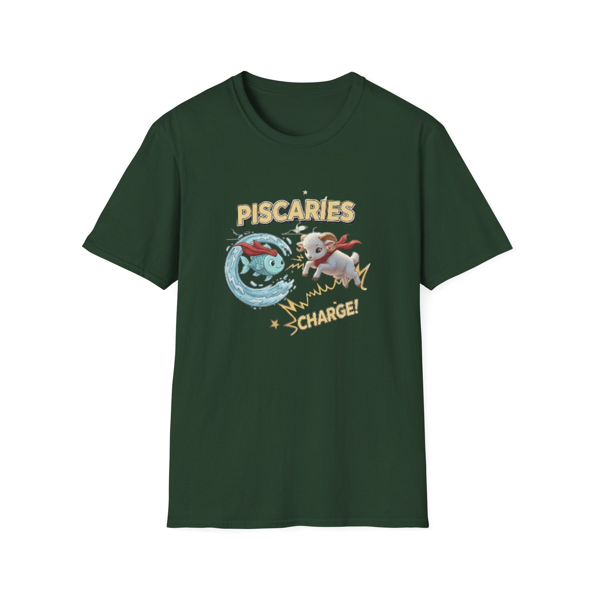 Piscaries Cusp Superhero Vintage T-Shirt — Retro Graphic Tee - That Should Be on a T-Shirt
