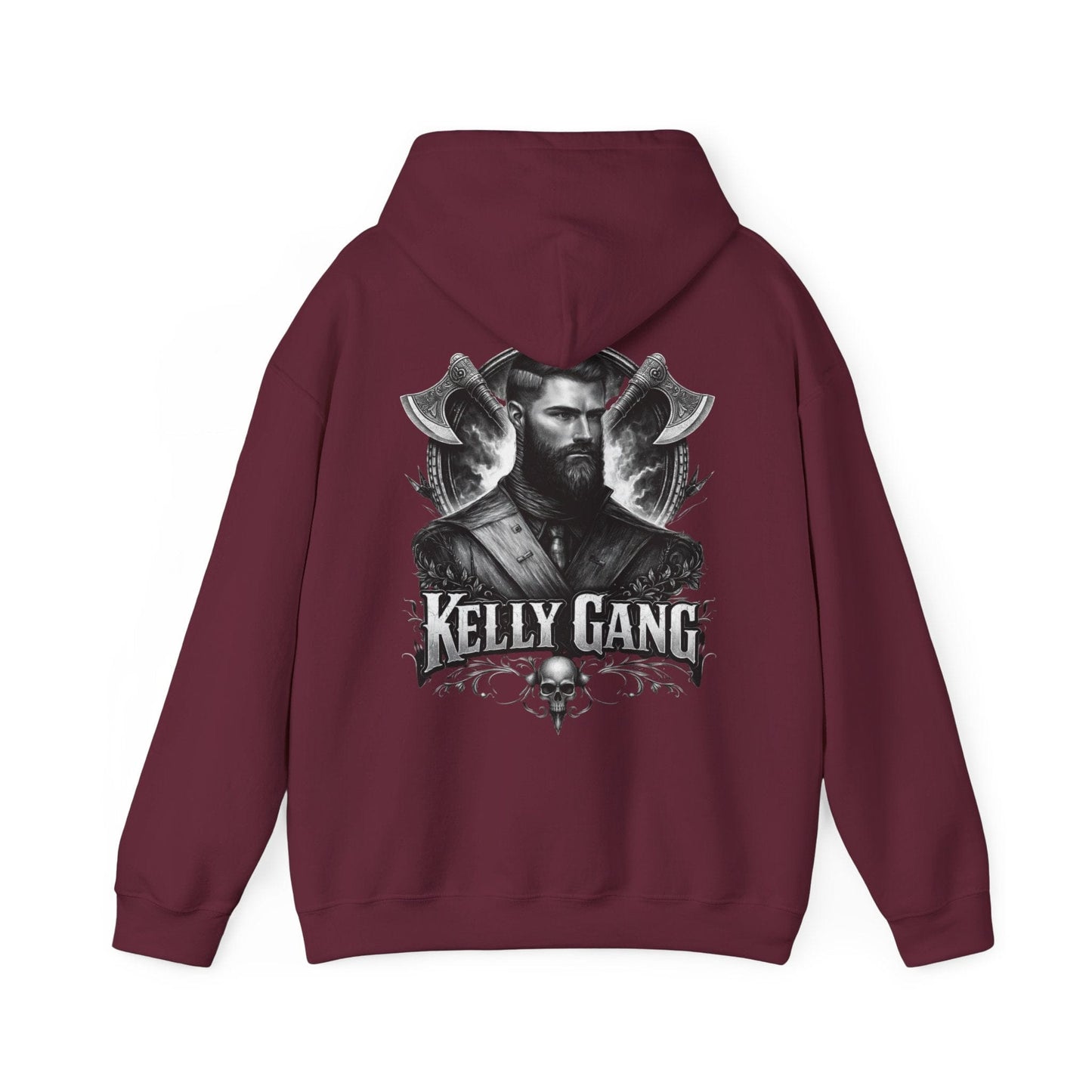 Kelly Gang Hoodie – Vintage Outlaw Portrait Pullover - That Should Be on a T-Shirt
