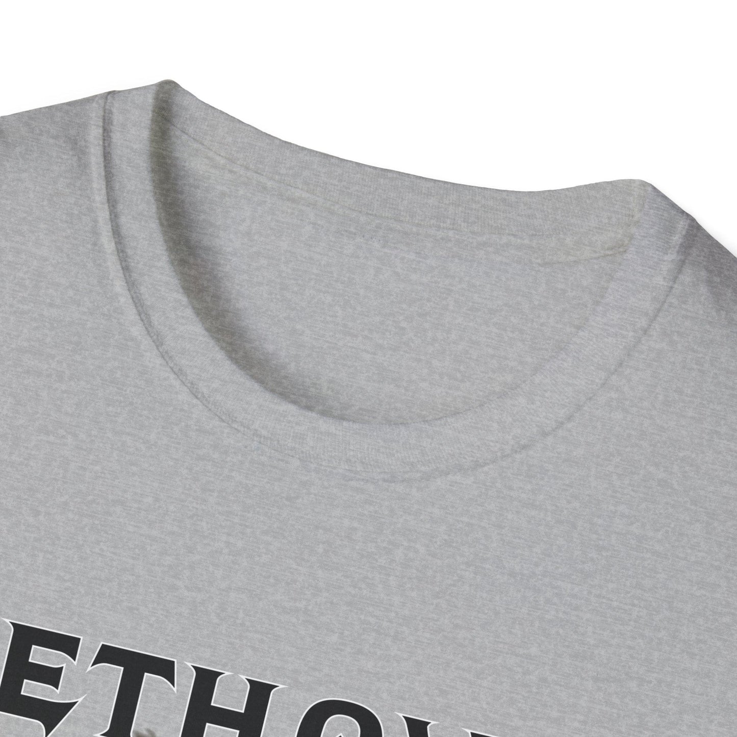 Heavy Metal Composers T-Shirt | Beethoven Shredding Electric Guitar Parody Tee