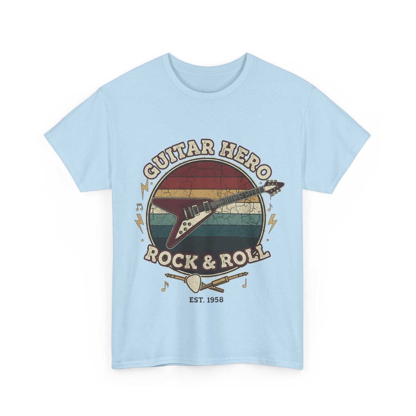 Guitar Hero T-Shirt | Rock and Roll Band Tee | Electric Guitar Graphic Shirt | Music Lover Gift - That Should Be on a T-Shirt