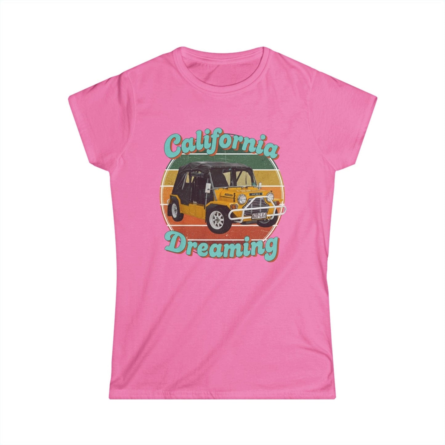 California Dreaming Tee — Vintage Surf Moke Women’s Shirt - That Should Be on a T-Shirt