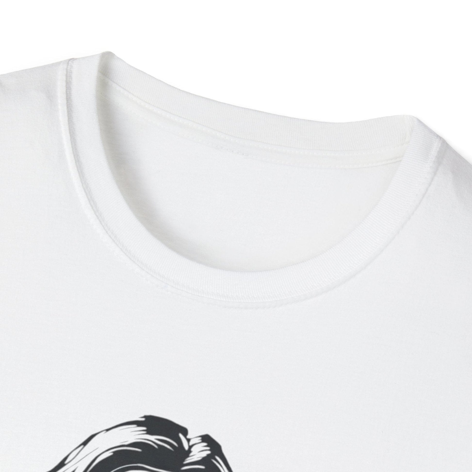 The Light: Minimalist Jesus Portrait Graphic T-Shirt - Faith & Modern Style - That Should Be on a T-Shirt