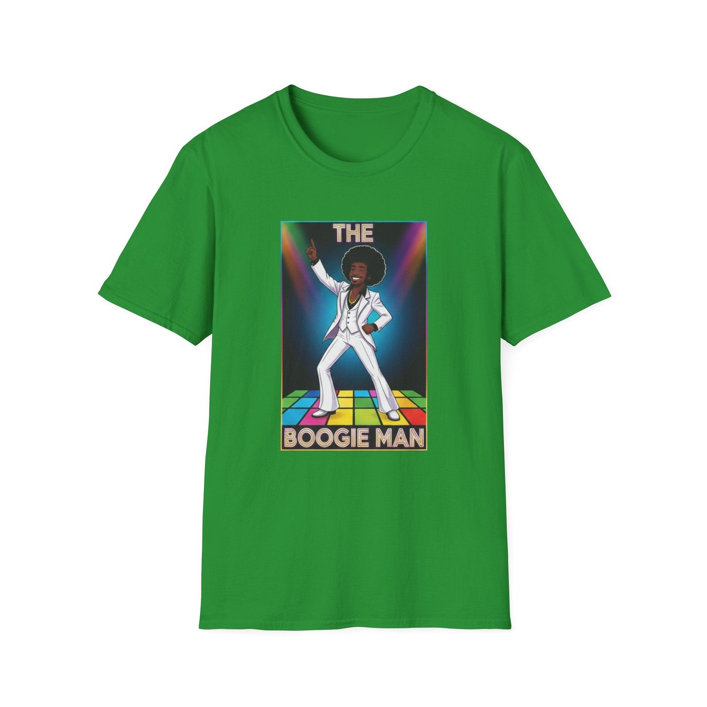 Boogie Man Disco T-Shirt — Retro 70s Dance Floor Graphic Tee
