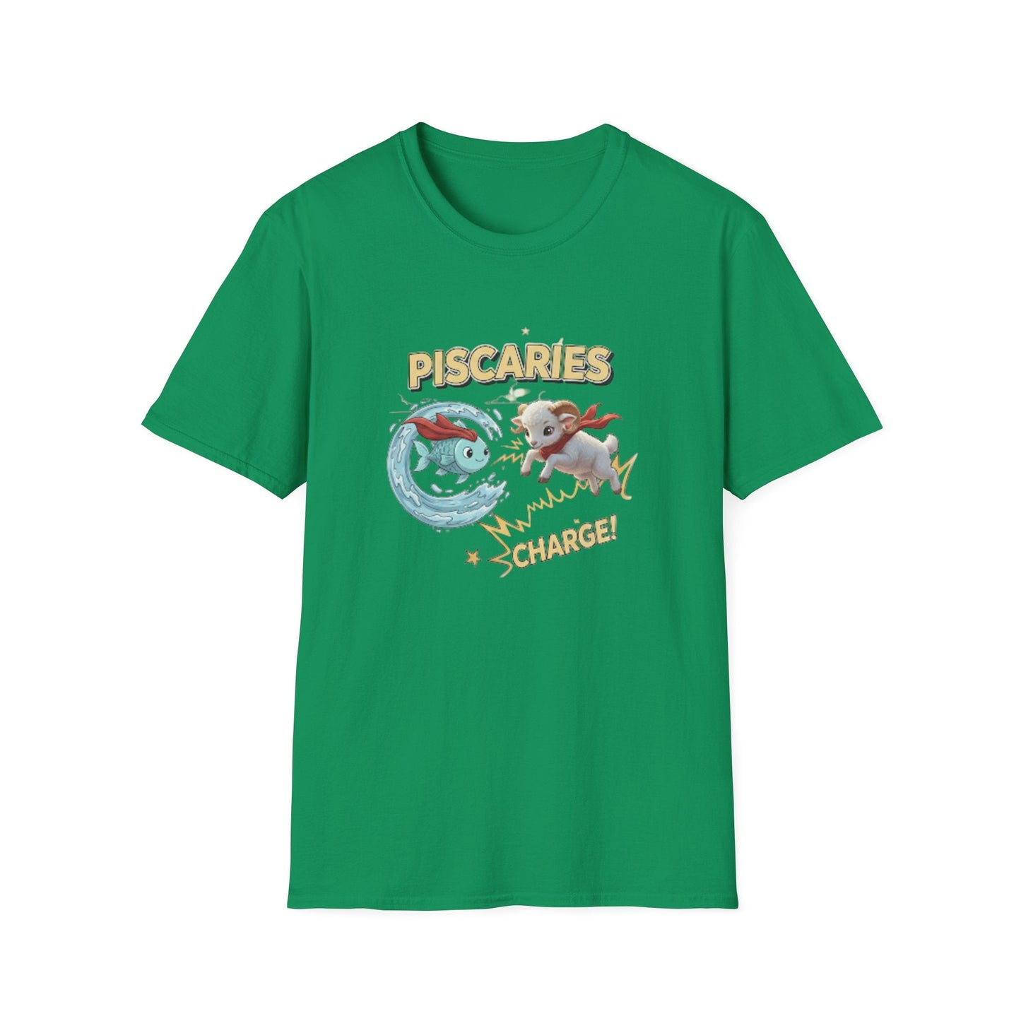 Piscaries Cusp Superhero Vintage T-Shirt — Retro Graphic Tee - That Should Be on a T-Shirt