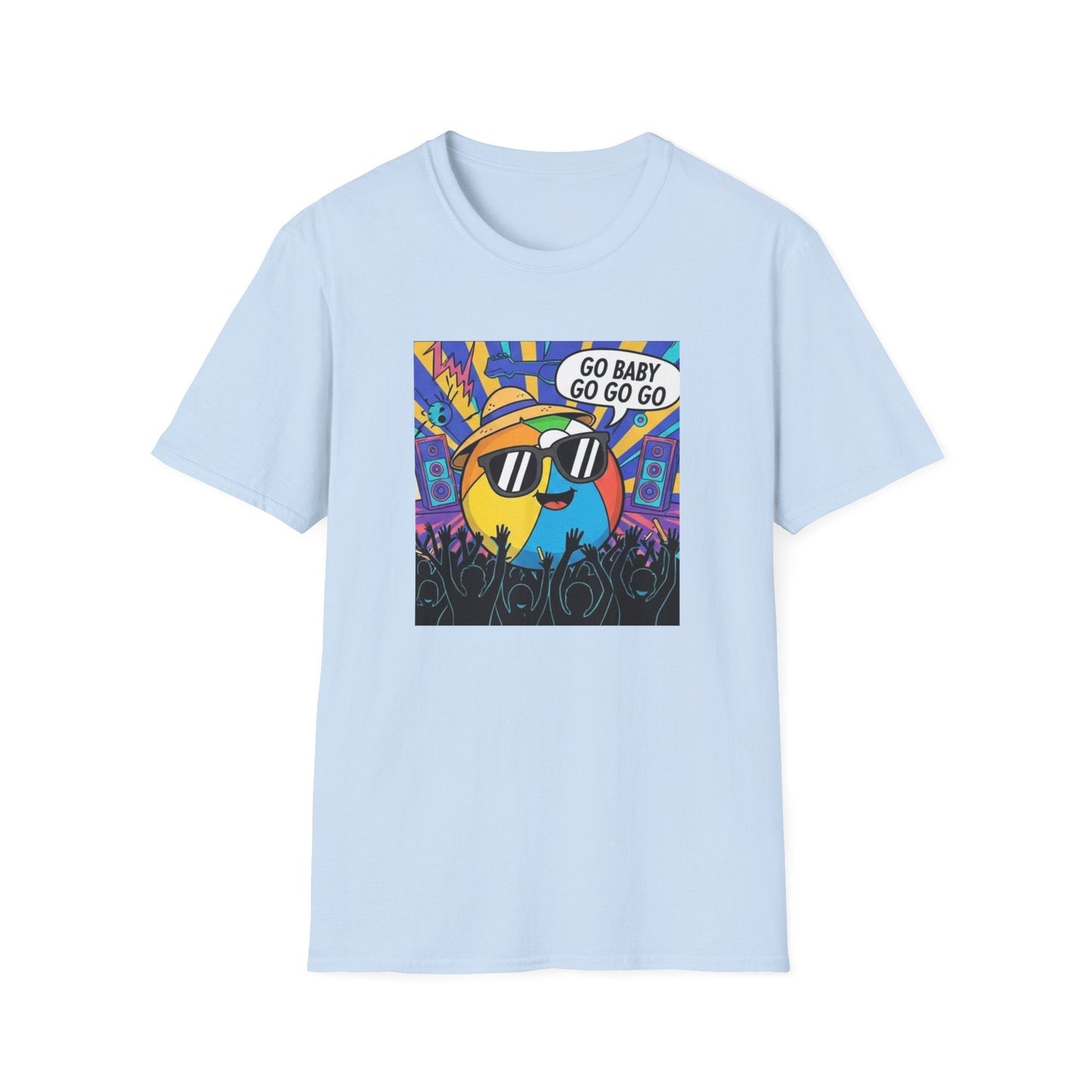 The Original "Go Baby Go Go Go" Beach Ball Guy Concert Tee