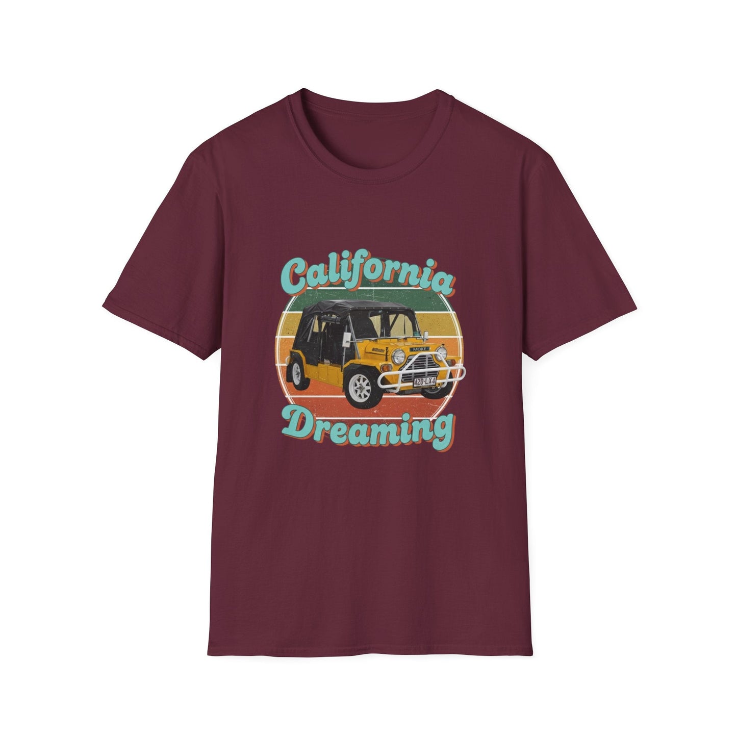 Retro California Dreaming Surf Tee - Vintage Moke Edition - That Should Be on a T-Shirt