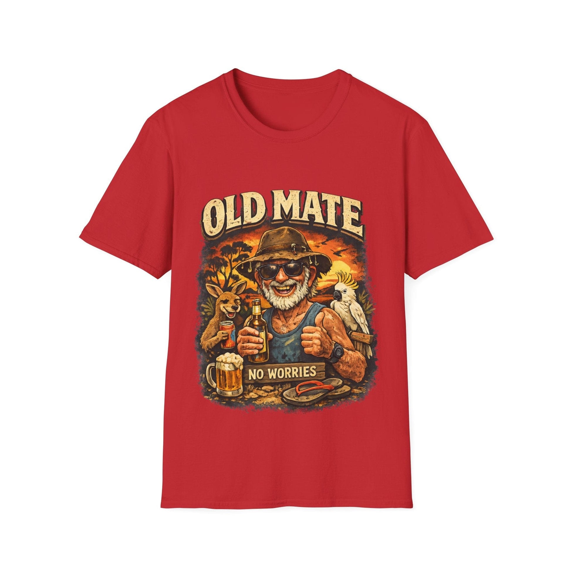 Old Mate No Worries T-Shirt – Vintage Aussie Beer Graphic Tee - That Should Be on a T-Shirt