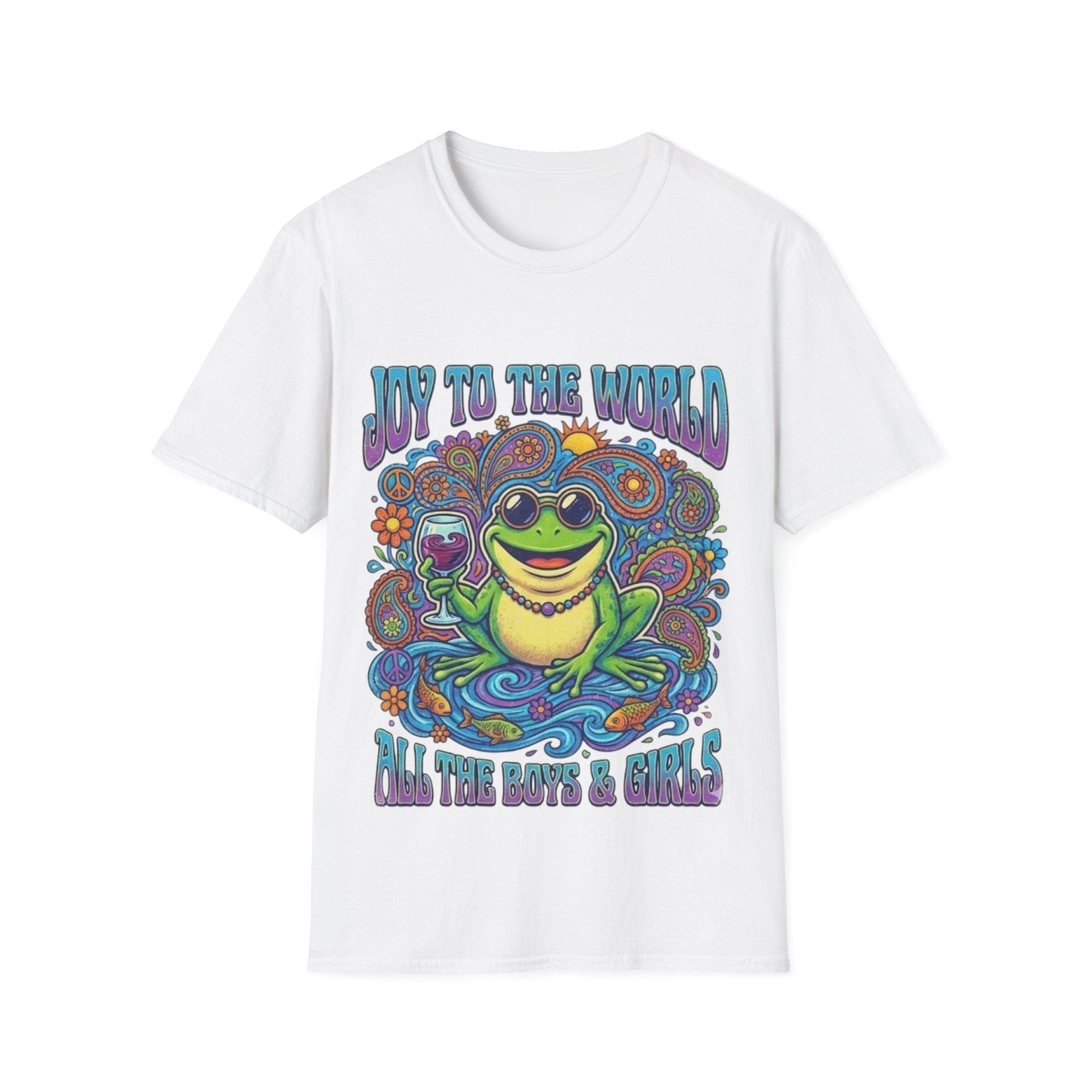 Joy to the World T-Shirt — Psychedelic Holiday Graphic Tee - That Should Be on a T-Shirt