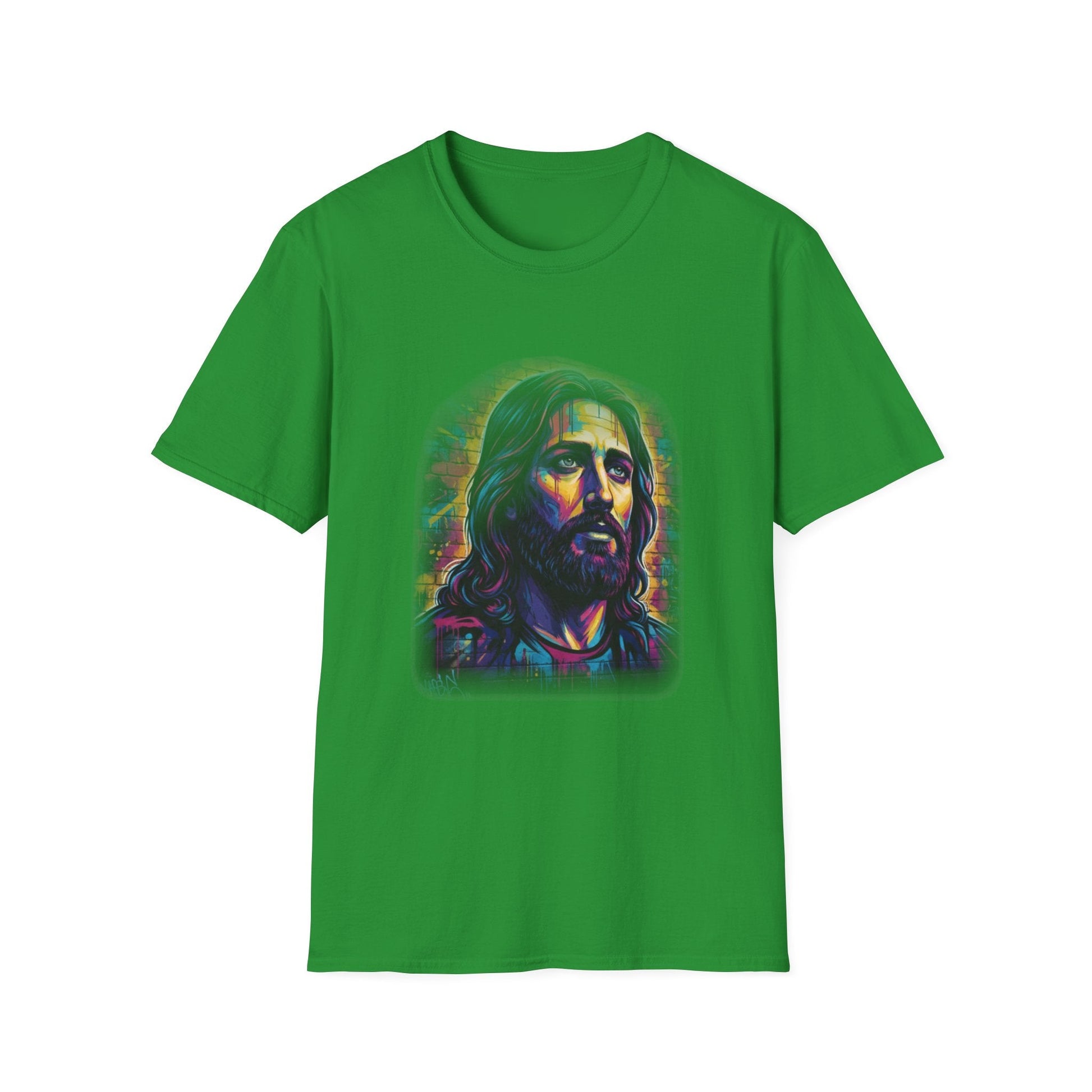 Urban Messiah – Vibrant Graffiti Art Premium Tee - That Should Be on a T-Shirt