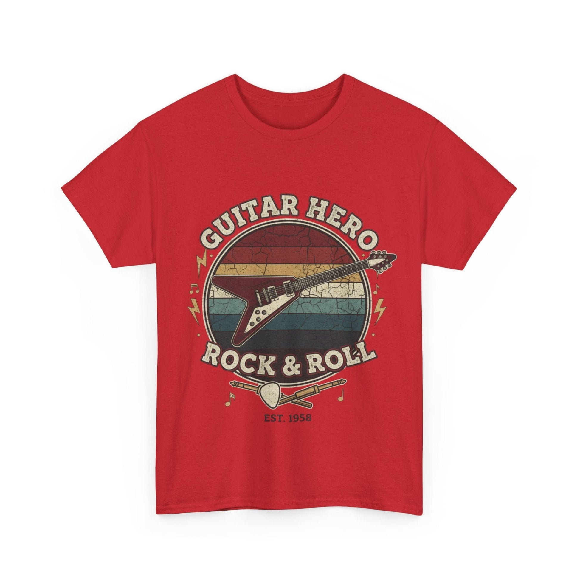 Guitar Hero T-Shirt | Rock and Roll Band Tee | Electric Guitar Graphic Shirt | Music Lover Gift - That Should Be on a T-Shirt