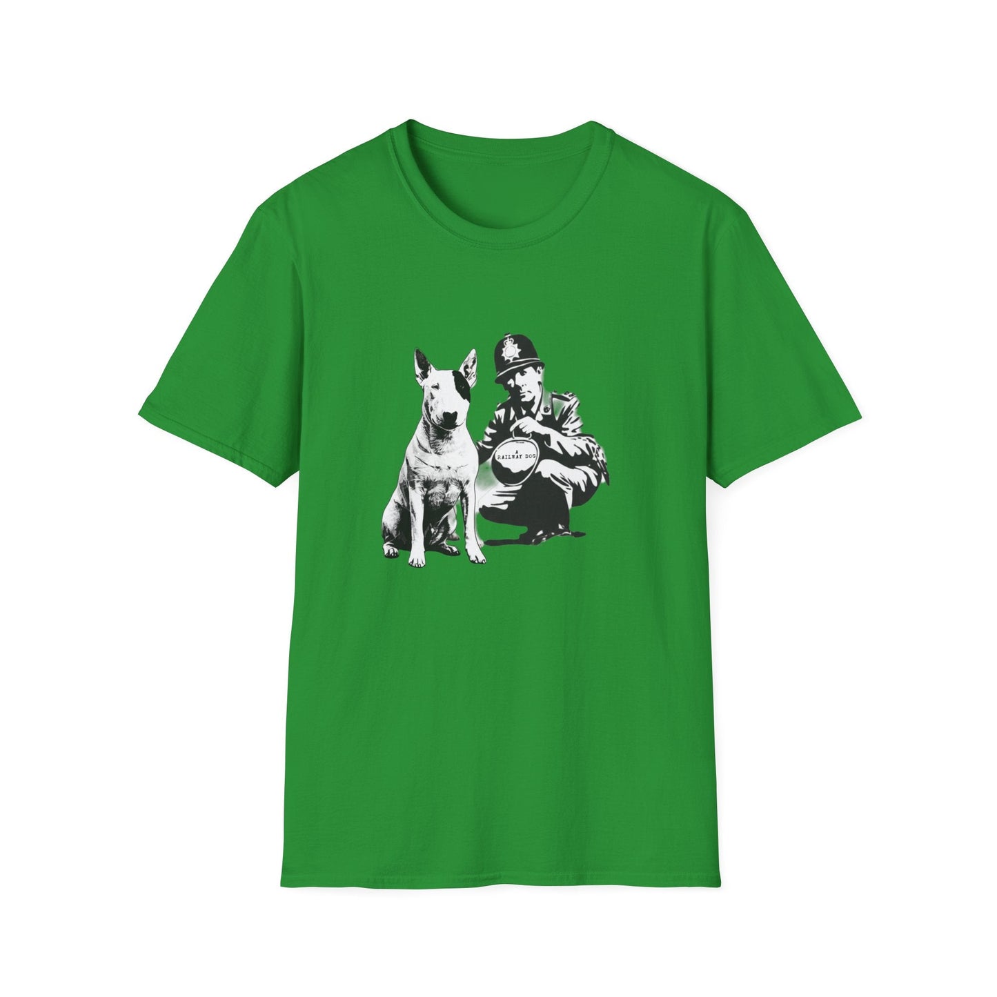 Loyal Mate Dog & Officer Graphic T-Shirt | Vintage Black Dog Lover Tee - That Should Be on a T-Shirt