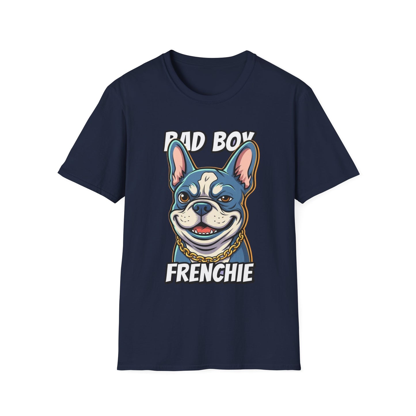 Bad Boy Frenchie Tshirt | French Bulldog Dad Tee | Oversized Graphic Streetwear