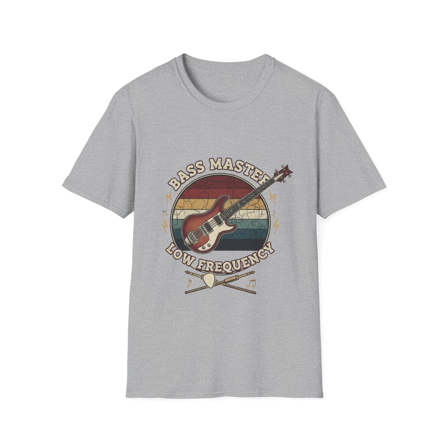 Vintage Bass Master "Low Frequency" T-Shirt - Retro Musician Tee